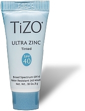 Крем для тела и лица минеральный, солнцезащитный c оттенком - TiZO Ultra Zinc Body & Face Tinted SPF 40 (мини) — фото N1