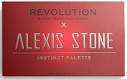Парфумерія, косметика Палетка тіней для повік - Makeup Revolution X Alexis Stone The Instinct Palette