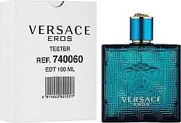 Versace Eros - Туалетная вода (тестер с крышечкой) — фото N2