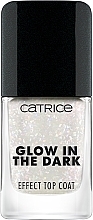 Верхнє покриття для лаку - Catrice Glow In The Dark Effect Top Coat — фото N2