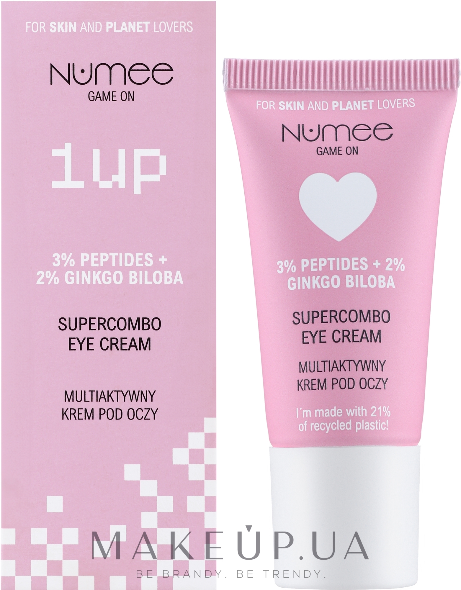 Крем для шкіри навколо очей - Numee Game 1up Supercombo Eye Cream — фото 15ml