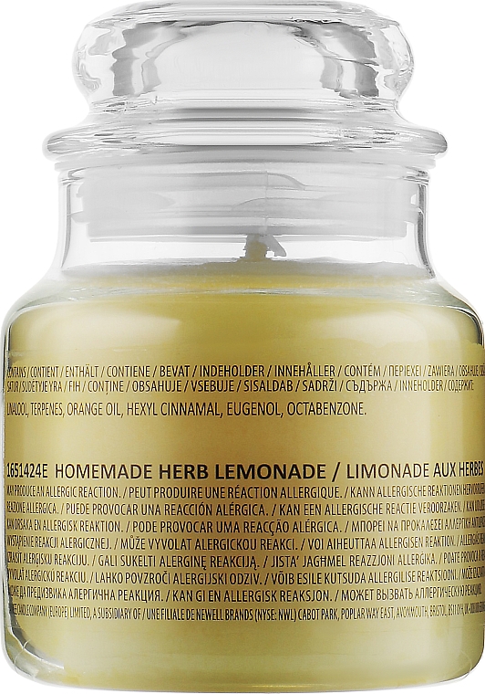 Ароматическая свеча - Yankee Candle Homemade Herb Lemonade — фото N2