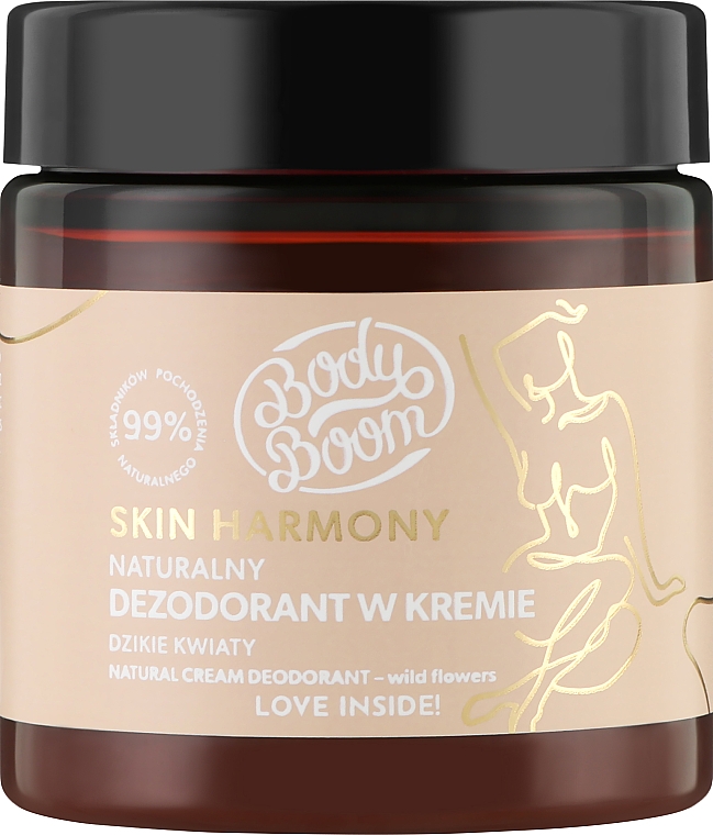 Кремовий дезодорант "Польові квіти" - BodyBoom Skin Harmony Natural Cream Deodorant