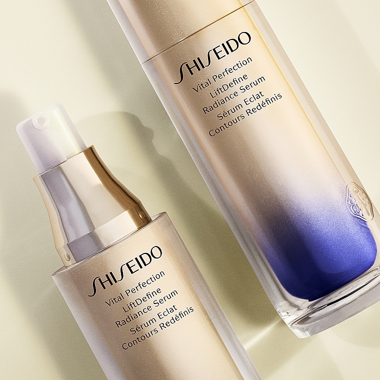 Моделювальна сироватка для обличчя й шиї - Shiseido Unisex Vital Perfection LiftDefine Radiance Serum — фото N3