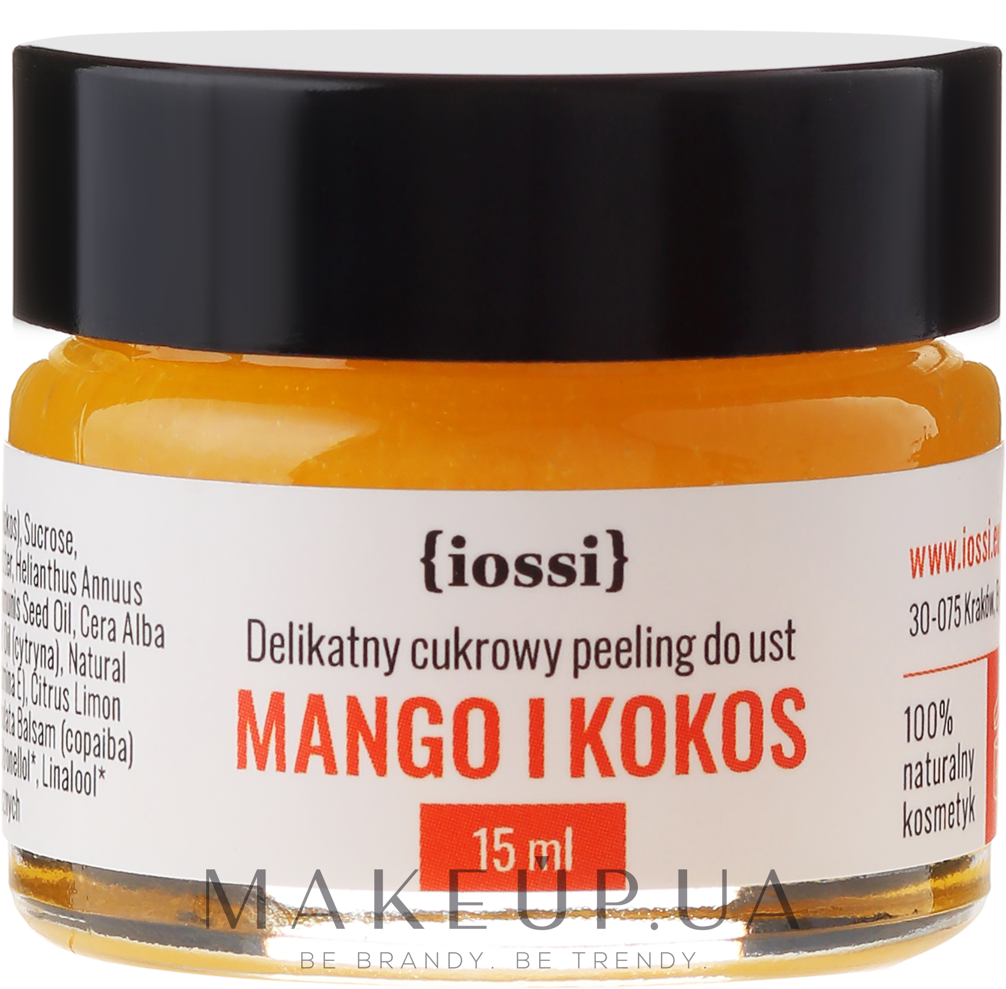 Скраб для губ "Манго и кокос" - Iossi — фото 15ml