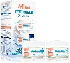 Духи, Парфюмерия, косметика Набор - Mixa Hyalurogel Duo (d/cr/50ml + n/cr/50ml)