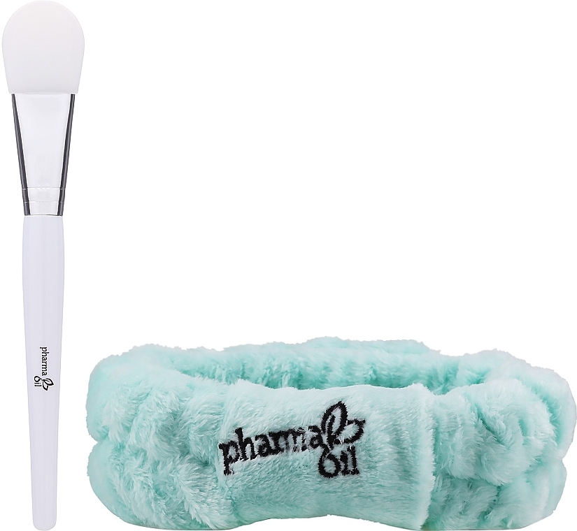 Набір - Pharma Oil Ticket To Glow Gift Set (mask/20g + accessories/2pcs) — фото N4