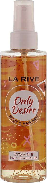 Парфюмированный спрей для волос и тела "Only Desire" - La Rive Body & Hair Mist — фото N1