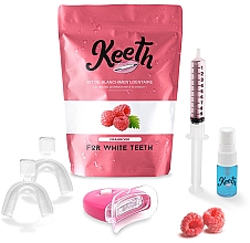Парфумерія, косметика Набір для відбілювання зубів "Малина" - Keeth Raspberry Teeth Whitening Kit
