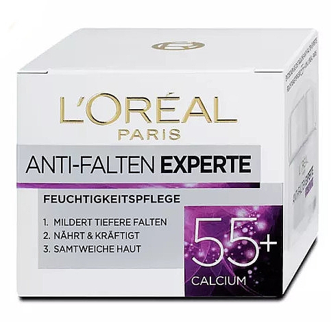 Антивіковий крем для обличчя - L'Oreal Paris Age Expert 55+ Calcium Day & Night Cream — фото N2