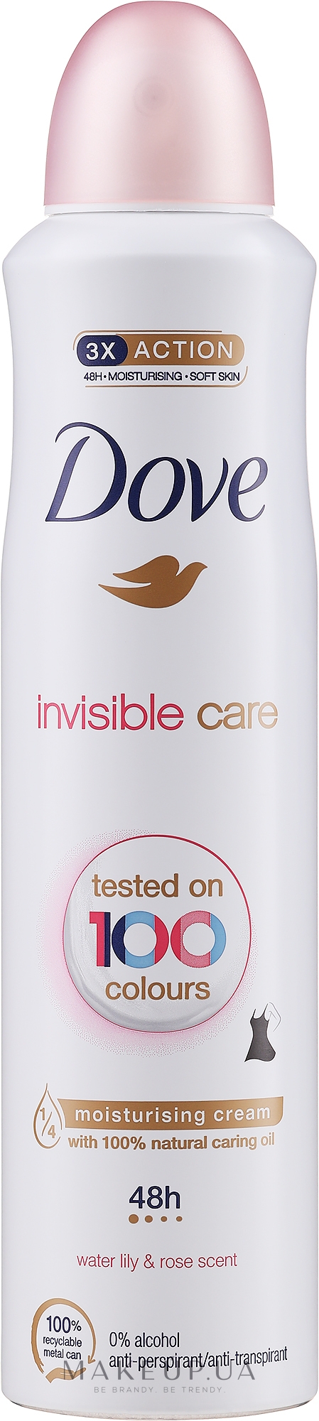 Дезодорант-антиперспирант - Dove Invisible Care Floral Touch Antiperspirant — фото 250ml