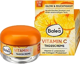 Духи, Парфюмерия, косметика Дневной крем для лица с витамином C - Balea Vitamin C SPF15