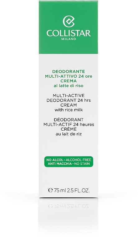 Мультиактивный крем-дезодорант - Collistar Multi-Active Deodorant 24 Hours Cream — фото N3