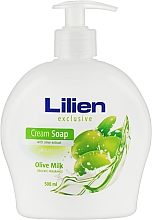 Духи, Парфюмерия, косметика Жидкое крем-мыло "Оливковое молочко" - Lilien Olive Milk Cream Soap