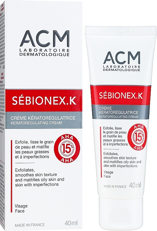 Крем для обличчя - ACM Laboratoires Sebionex K — фото N2