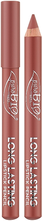 Олівець для губ - PuroBio Cosmetics Long Lasting Lipstick Pencil Kingsize — фото N1