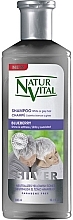 Шампунь для світлого та сивого волосся "Чорниця" - Natur Vital Silver Shampoo — фото N1