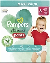 Підгузки-трусики Harmonie Nappy Pants, розмір 5 (12-17 кг), 64 шт. - Pampers — фото N2