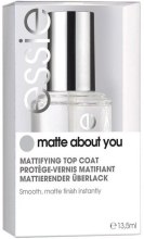 Духи, Парфюмерия, косметика Верхнее матовое покрытие для лака - Essie Matte About You Top Coat