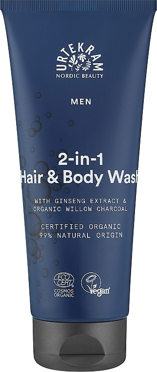 Гель для мытья волос и тела для мужчин - Urtekram Men 2-In-1 Hair & Body Wash — фото N1