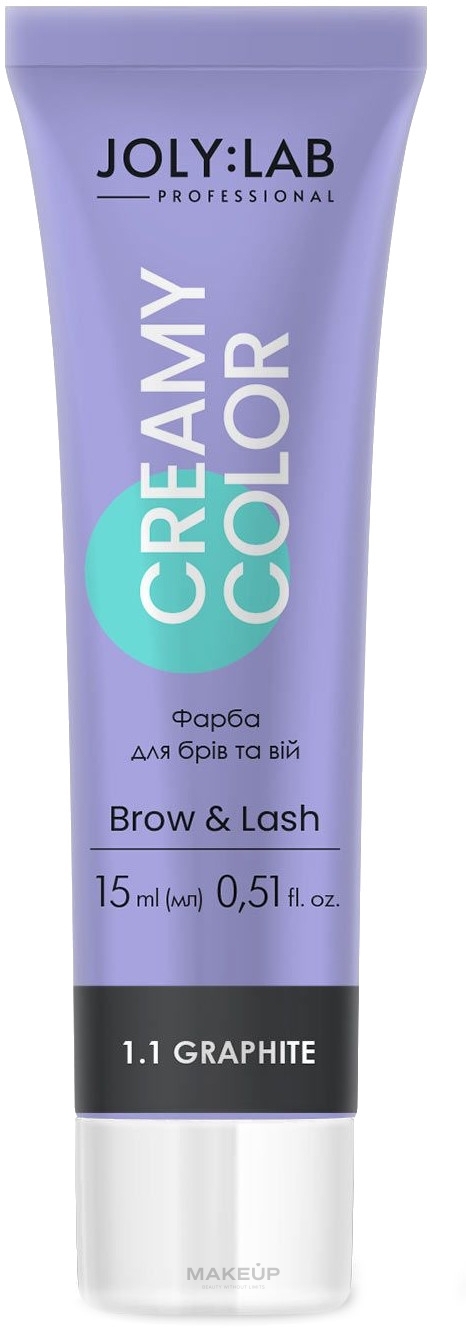 Фарба для брів та вій - Joly:Lab Creamy Color Brow & Lash — фото 1.1 - Graphite
