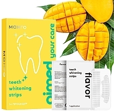 Отбеливающие полоски на 14 процедур со вкусом манго - Aimed Teeth Whitening Strips — фото N2