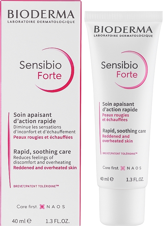 УЦЕНКА Крем для чувствительной кожи лица - Bioderma Sensibio Forte Reddened Sensitive Skin * — фото N2