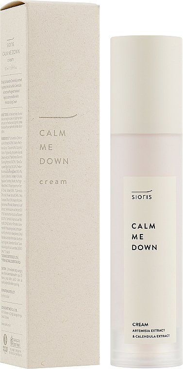 Успокаивающий крем для лица - Sioris Calm Me Down Cream — фото N2