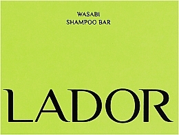 Безсиликоновий натуральний шампунь для волосся з екстрактом васабі - Lador Wasabi Shampoo Bar — фото N1