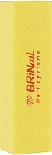 Парфумерія, косметика Блок полірувальний для нігтів 180 жовтий - BRINail
