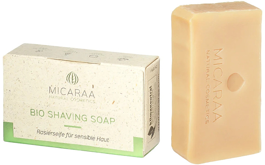 Мыло для бритья - Micaraa Bio Shaving Soap — фото N1