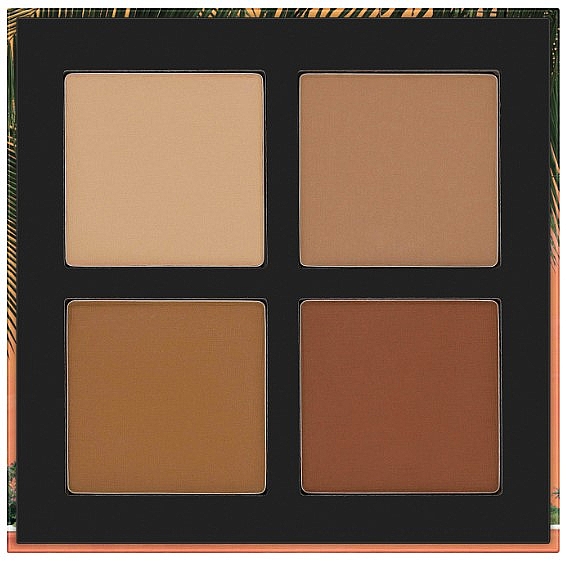 Палетка для контурування - W7 Honolulu Silhouette Bronze and Contour Palette — фото N3