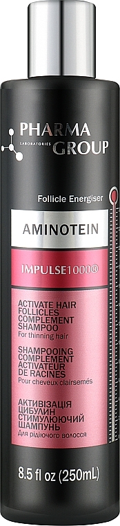 Шампунь-активизация волосяных луковиц - Pharma Group Laboratories Aminotein + Impulse 1000 Shampoo — фото N1