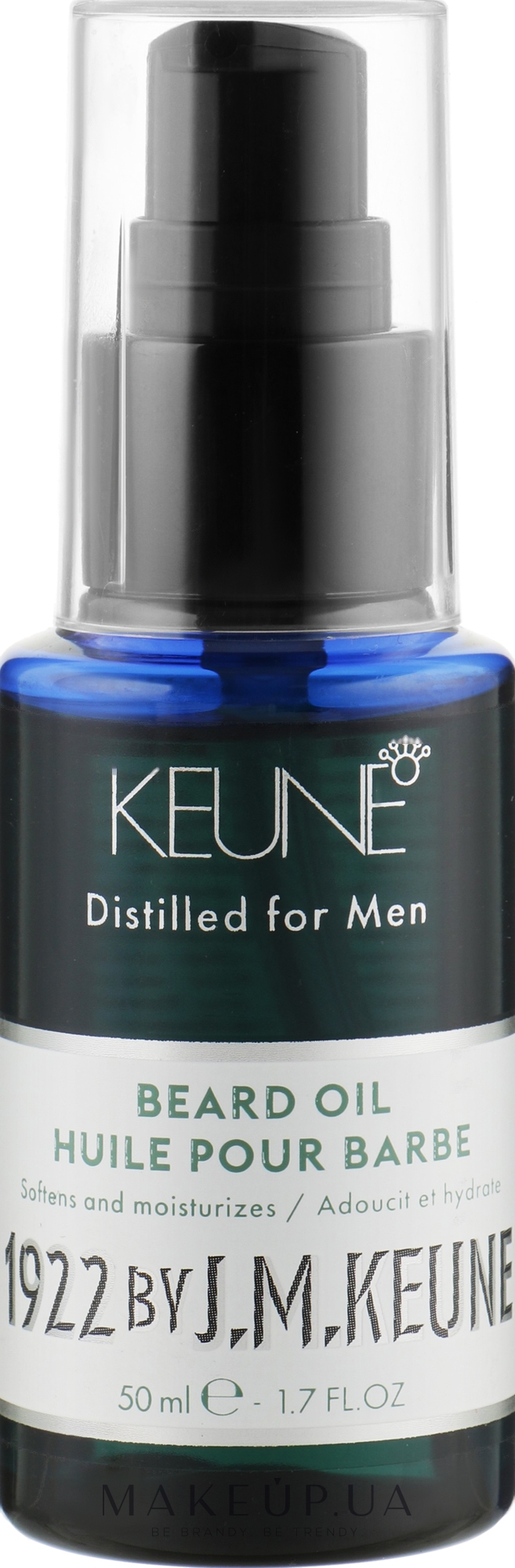 Масло для бороды для мужчин - Keune 1922 Beard Oil Distilled For Men — фото 50ml