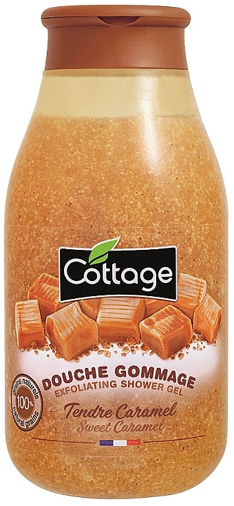 Гель-ексфоліант для душу "Солодка карамель" - Cottage Exfoliating Shower Gel — фото N1