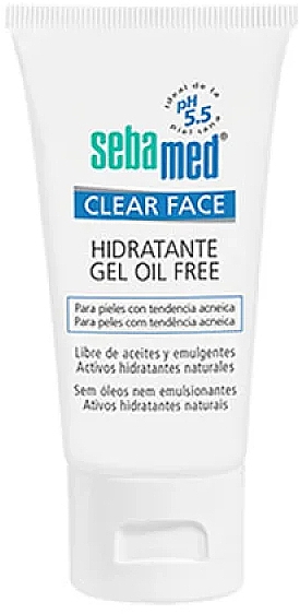 Очищающий увлажняющий гель для лица - Sebamed Clear Face Oil Free Moisturizing Gel — фото N1