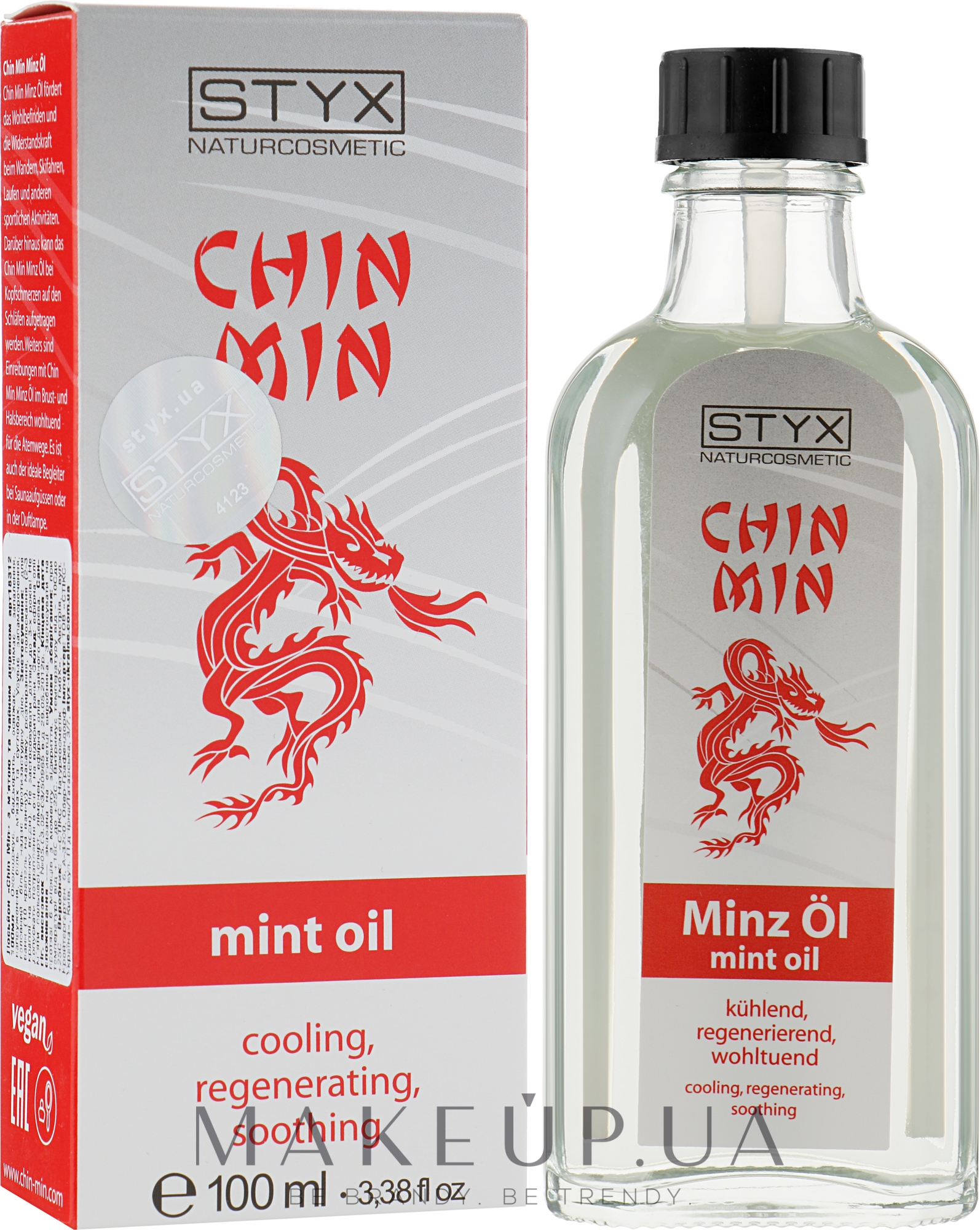 Лосьйон Chin Min з м'ятою і чайним деревом - Styx Naturсosmetic Chin Min Minz Oil — фото 100ml