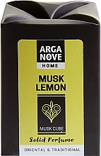 Парфумерія, косметика Ароматичний кубик для дому - Arganove Solid Perfume Cube Musk Lemon