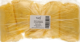 Бахіли одноразові, 3.5 г жовтий, 100 шт. - Tuffi Proffi Premium — фото N1