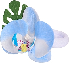 Резинка для волосся ручної роботи "Блакитна орхідея" - Katya Snezhkova — фото N2