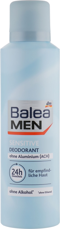 Дезодорант аэрозольный для чувствительной кожи - Balea Men Sensitive Deodorant — фото N1
