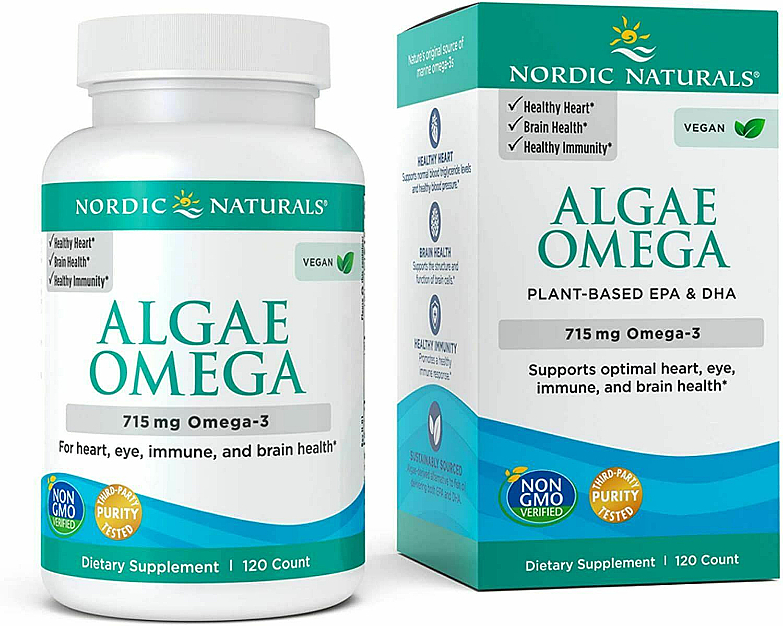 Харчова добавка "Олія з морських водоростей", 715 мг - Nordic Naturals Algae DHA — фото N1