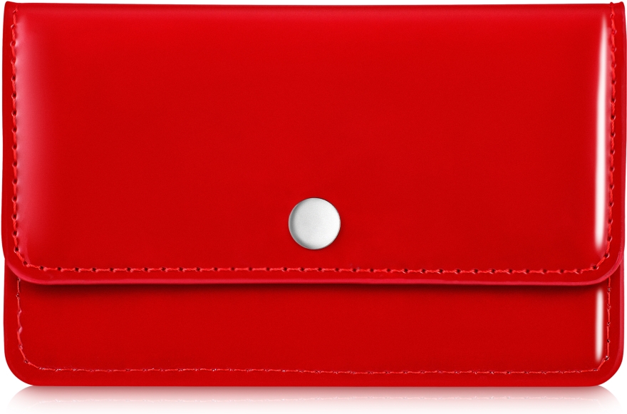 Картхолдер червоний, лаковий "Elegant Red" - MAKEUP — фото N1