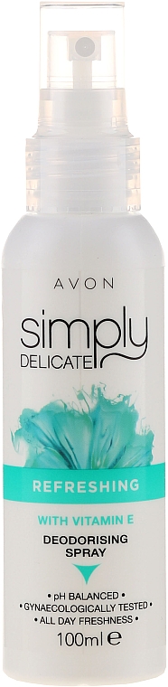 Дезодорувальний спрей "Освіжальний" - Avon Simply Delicate — фото N3