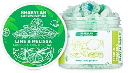 Сіль для ванн морська "Lime & Melissa" - SHAKYLAB Natural Bath Salt — фото N3