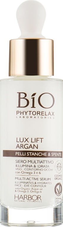 Сыворотка для лица и кожи вокруг глаз - Phytorelax Laboratories Bio Lux Lift Argan Serum — фото N2