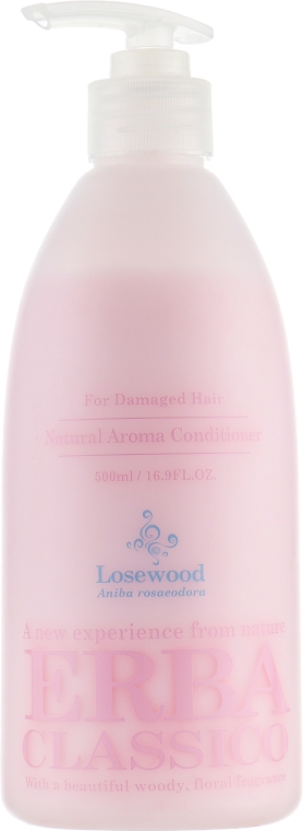 Кондиционер для волос с экстрактом розового дерева - Erba Classico Rosewood Hair Conditioner — фото N1