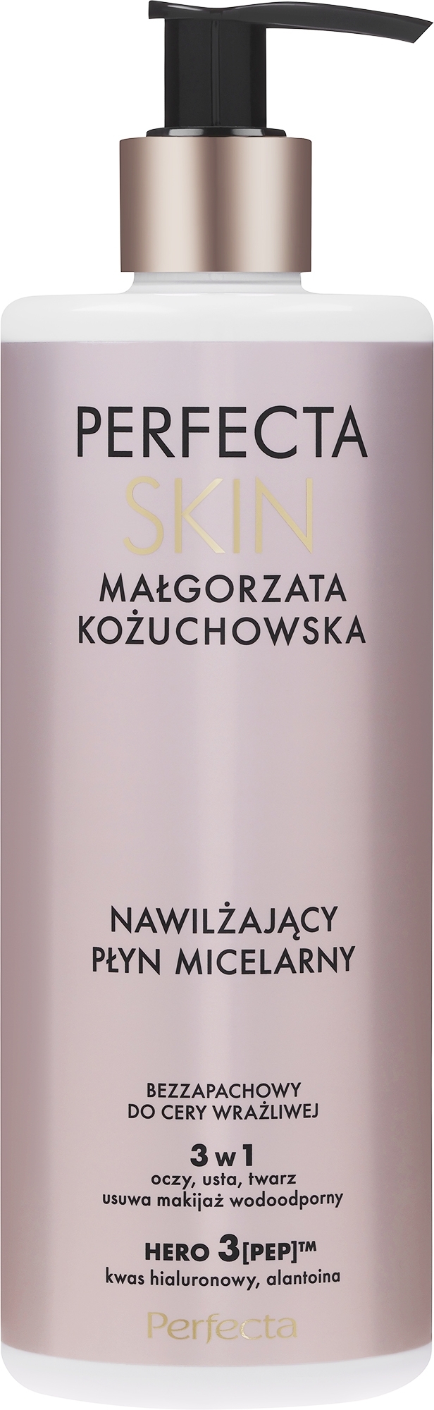 Увлажняющий и очищающий мицеллярный флюид - Perfecta Skin — фото 400ml