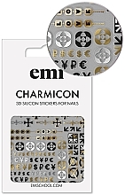Парфумерія, косметика Наклейки для нігтів - Emi Charmicon 3D Silicone Stickers