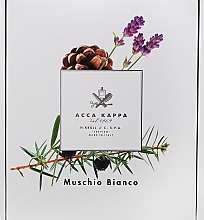 Набор - Acca Kappa White Moss (edc/50ml + h/cr/75ml + deod/75ml + soap/150g) — фото N2